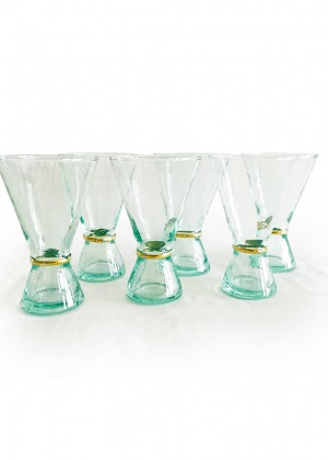 Beldi 6er-Set – Mundgeblasene Weingläser