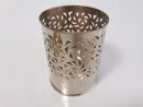 Orientalische Duftlampe Windlicht – Handarbeit aus Marrakesch (Silber)
